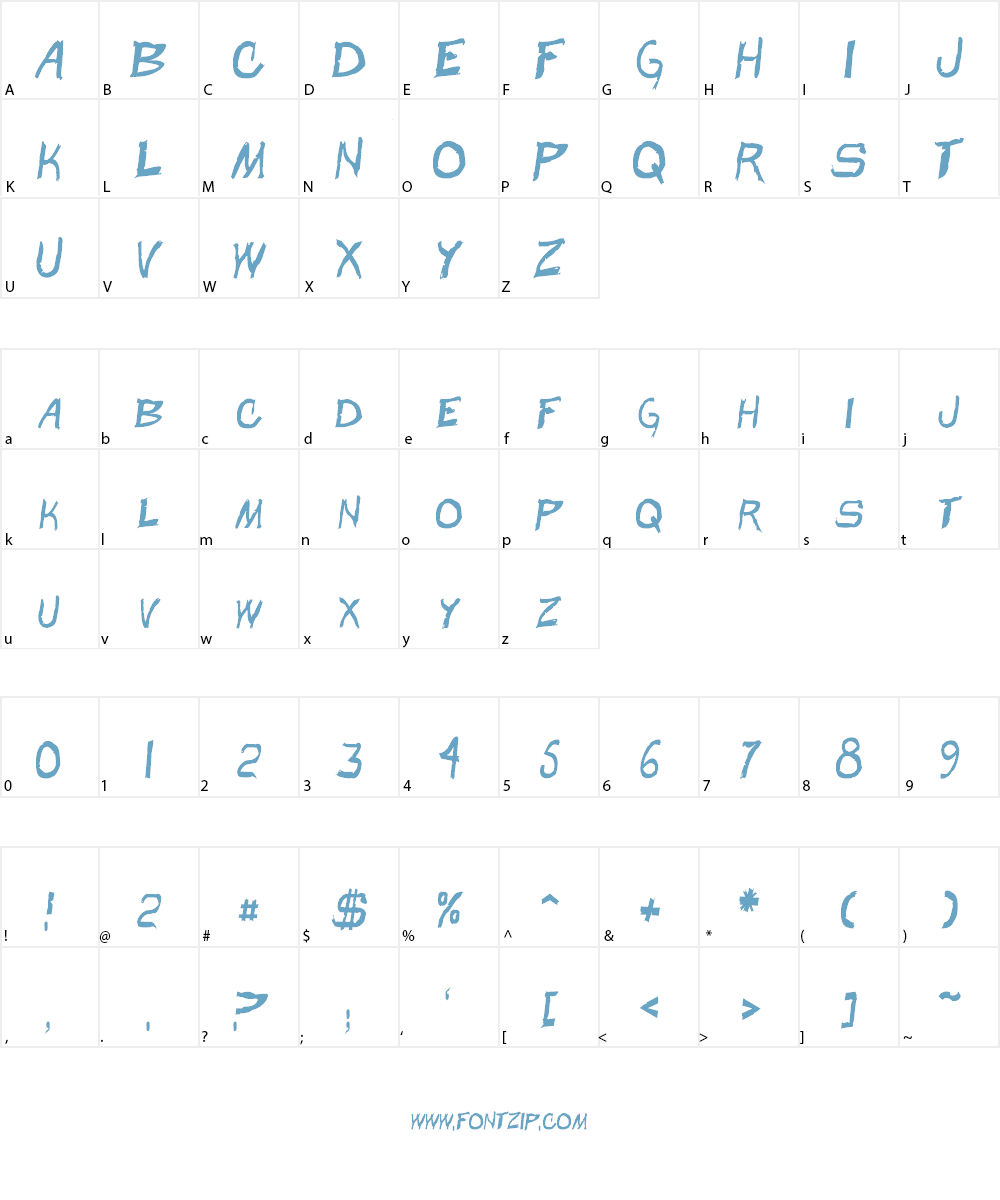 Beast Wars Font Character